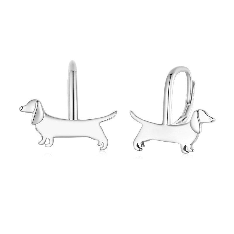 ダックスフントフープピアス image number 0