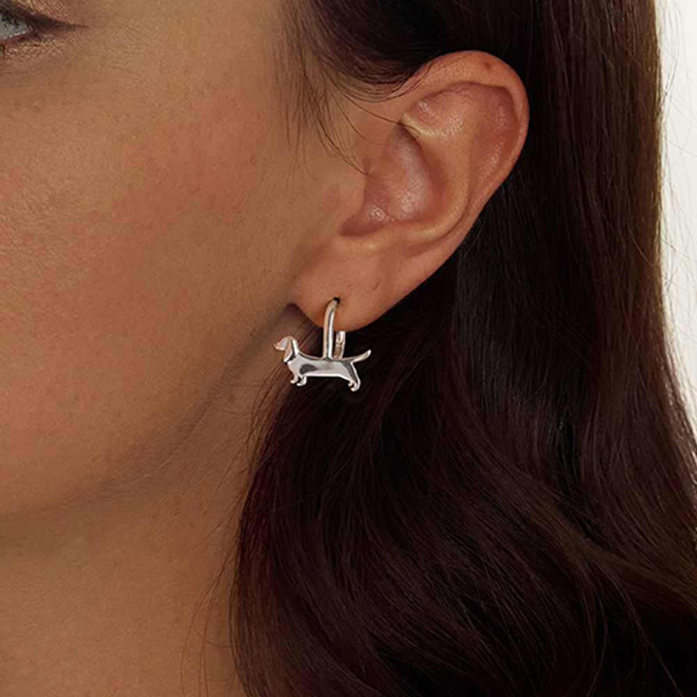 ダックスフントフープピアス image number 4