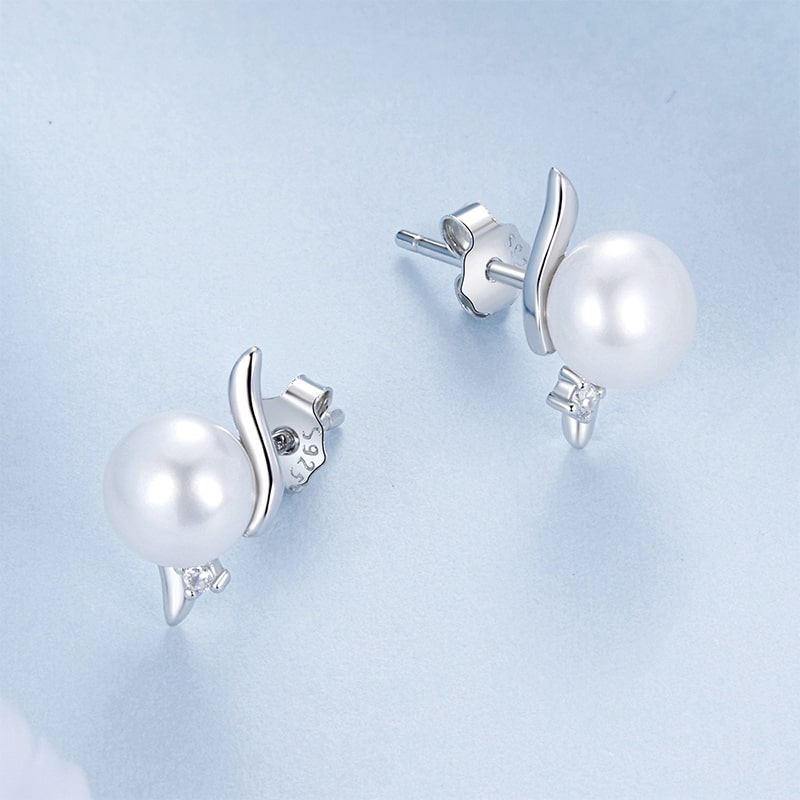 淡水パールスタッドピアス image number 2