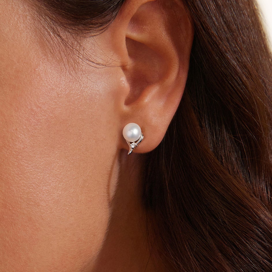 淡水パールスタッドピアス image number 7