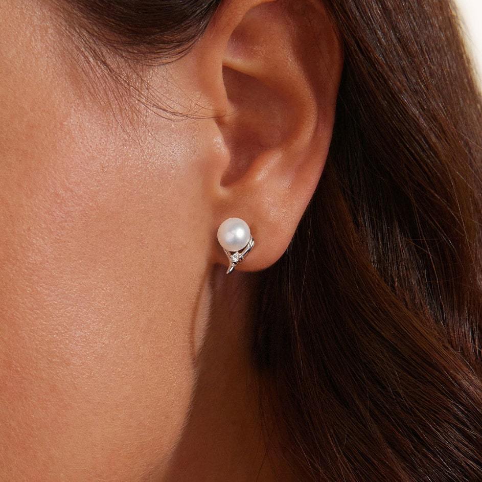 淡水パールスタッドピアス image number 7