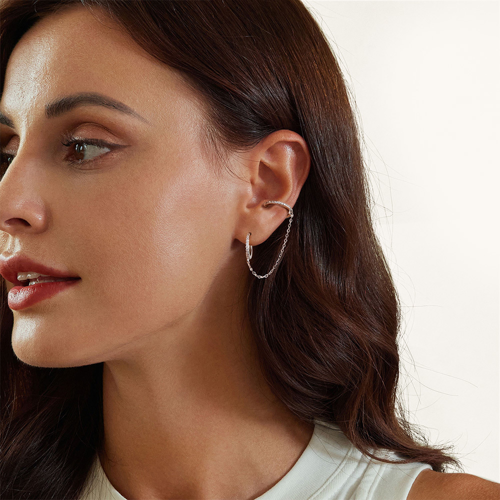 イヤーカフフープピアス image number 5