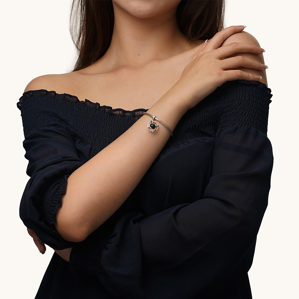 回転可能なブラックオニキスペンダント image number 5