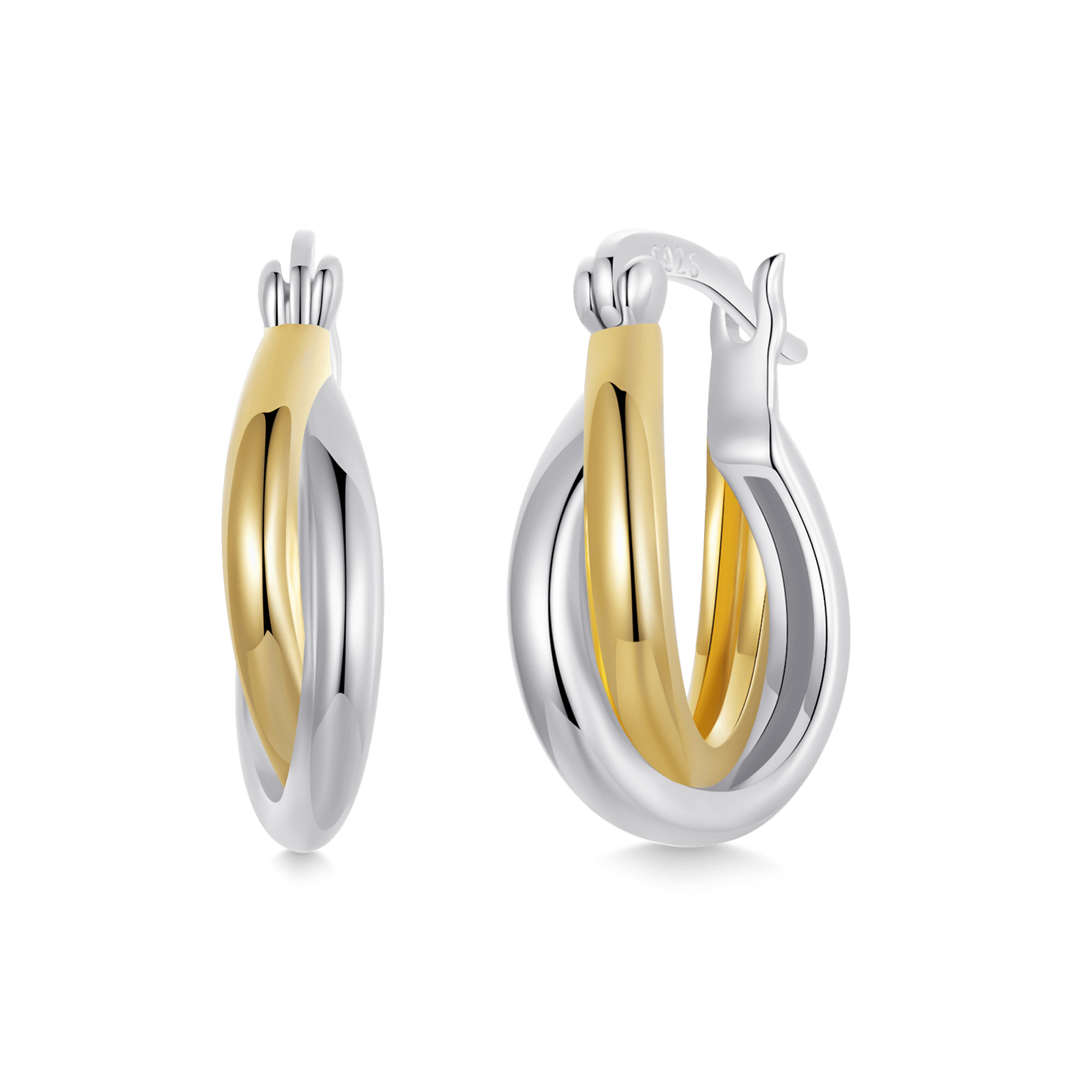 ダブルロール フープピアス image number 0