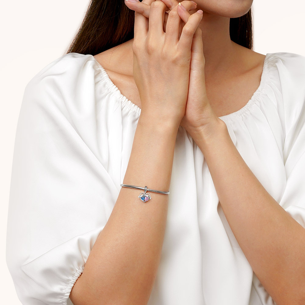 ダブルハート刻印ペンダント image number 5