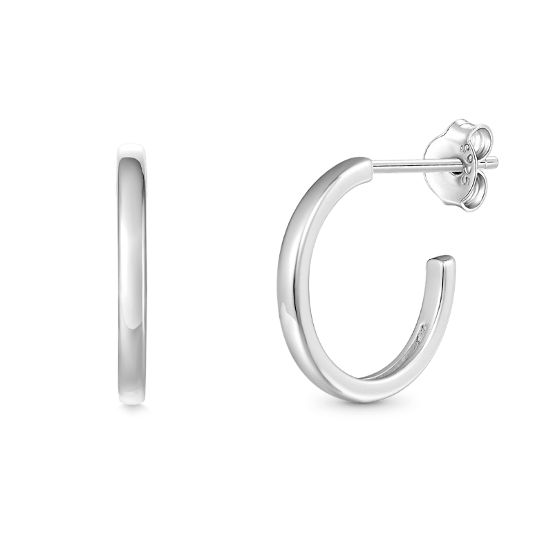 フラットフープピアス image number 2