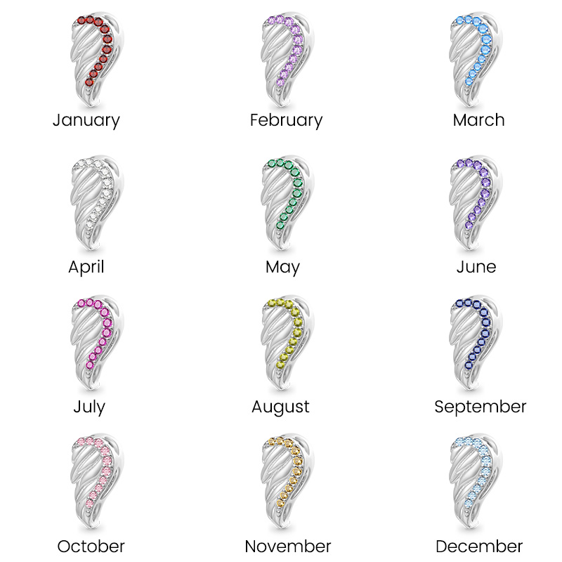 天使の羽のパーソナライズされたチャーム image number 5