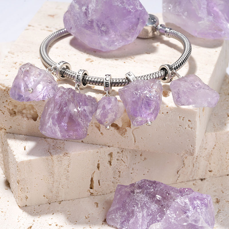 アメジスト原石ペンダント image number 2