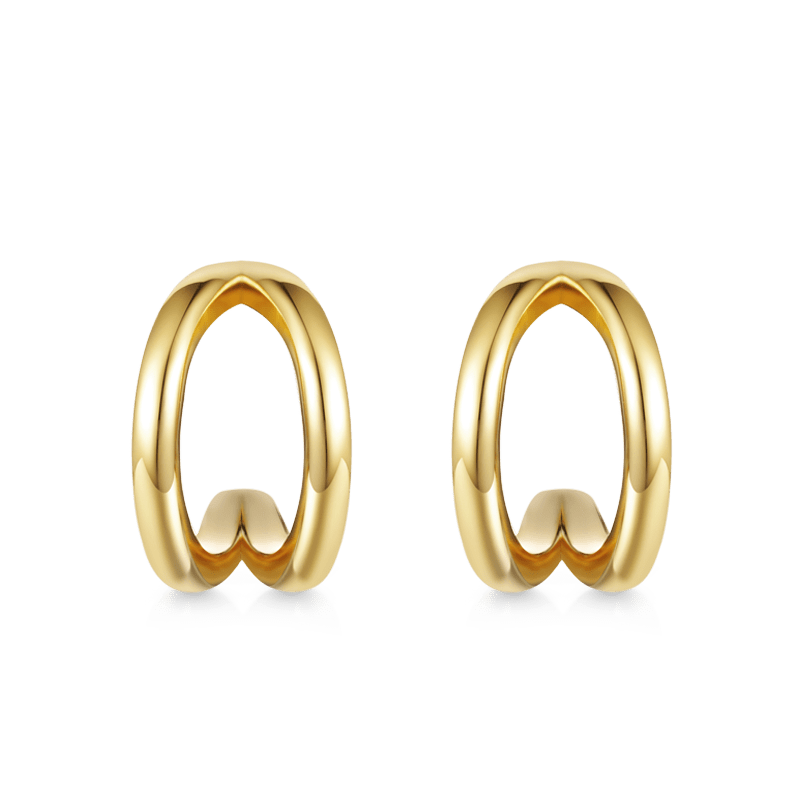 Avaron フープピアス ツイスト スパイラル ねじり レディース
