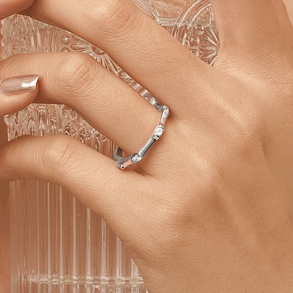 シルバーバンブーリング image number 4