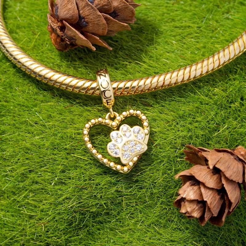 犬の肉球ペンダント image number 2