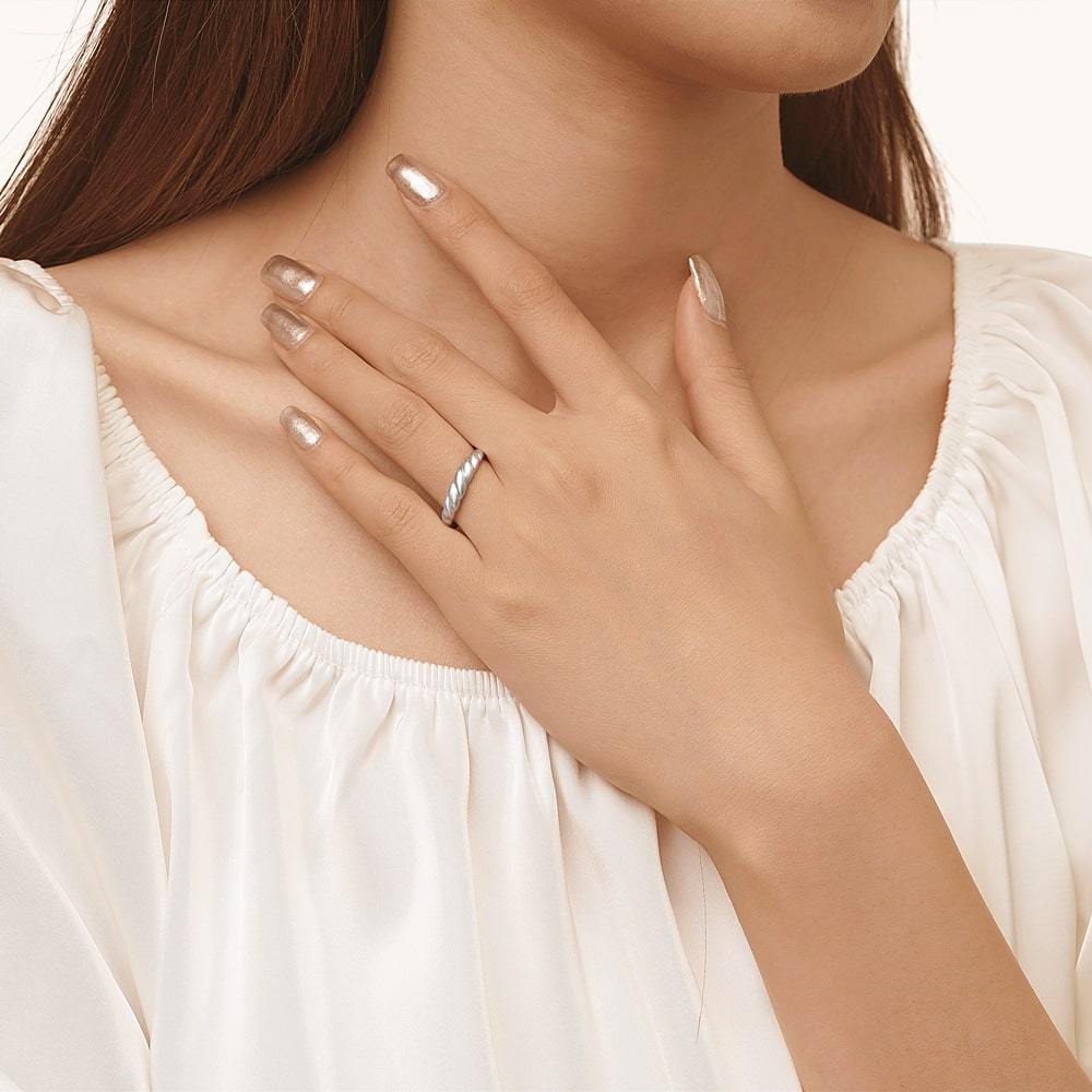 クロワッサン ドーム リング image number 3