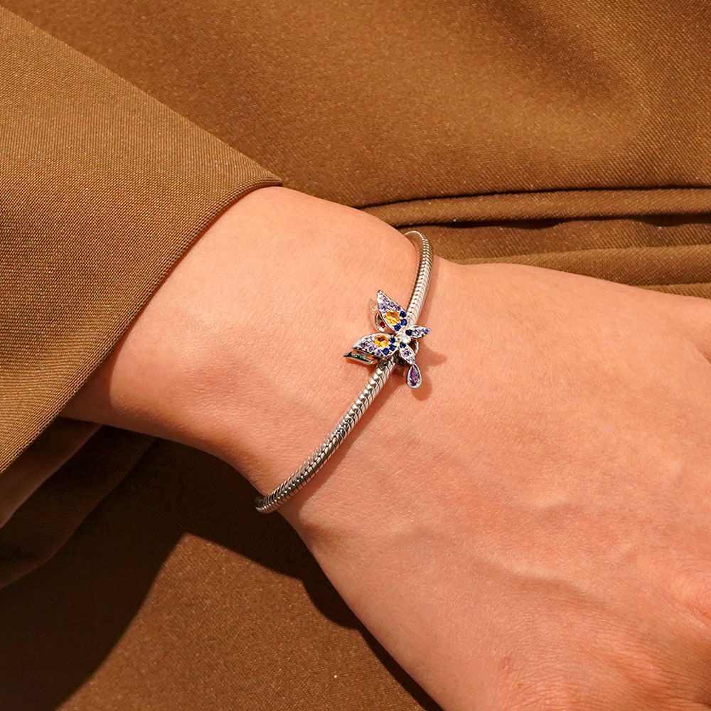 パープルバタフライチャーム image number 4