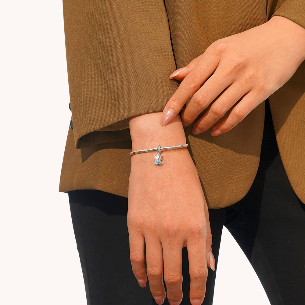 ハイランドカウ誕生石ペンダント image number 3