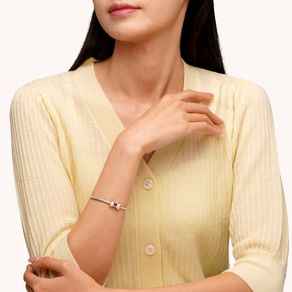 犬の骨の誕生石チャーム image number 4