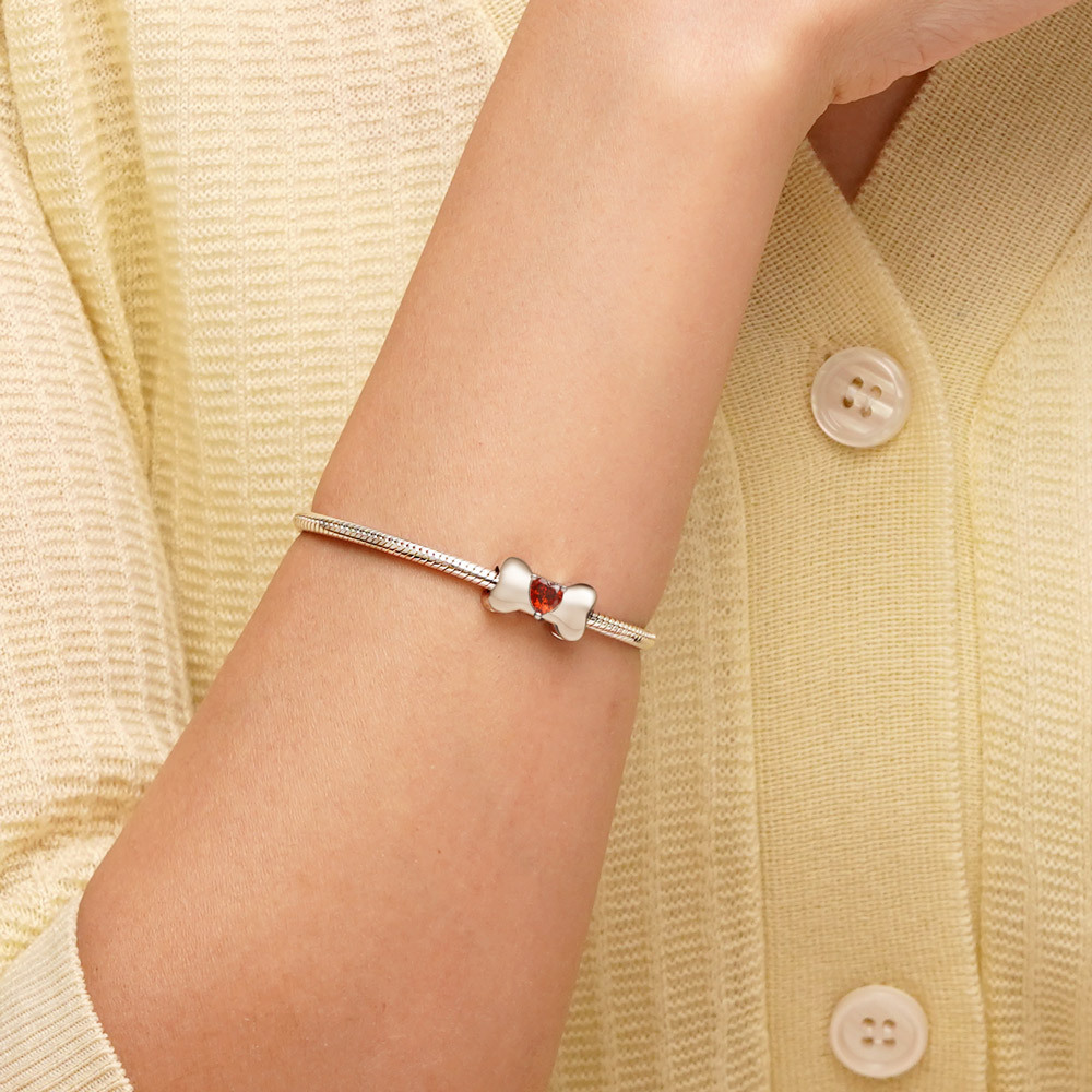 犬の骨の誕生石チャーム image number 5