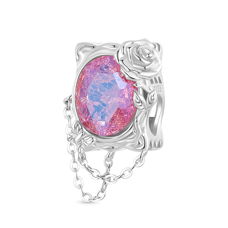 ピンクローズペインティングチャーム image number 0