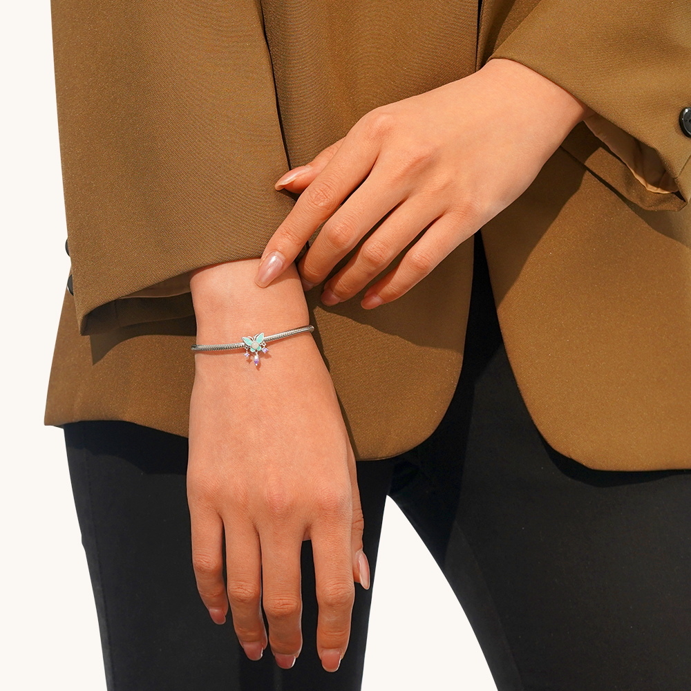 蓄光バタフライチャーム image number 4