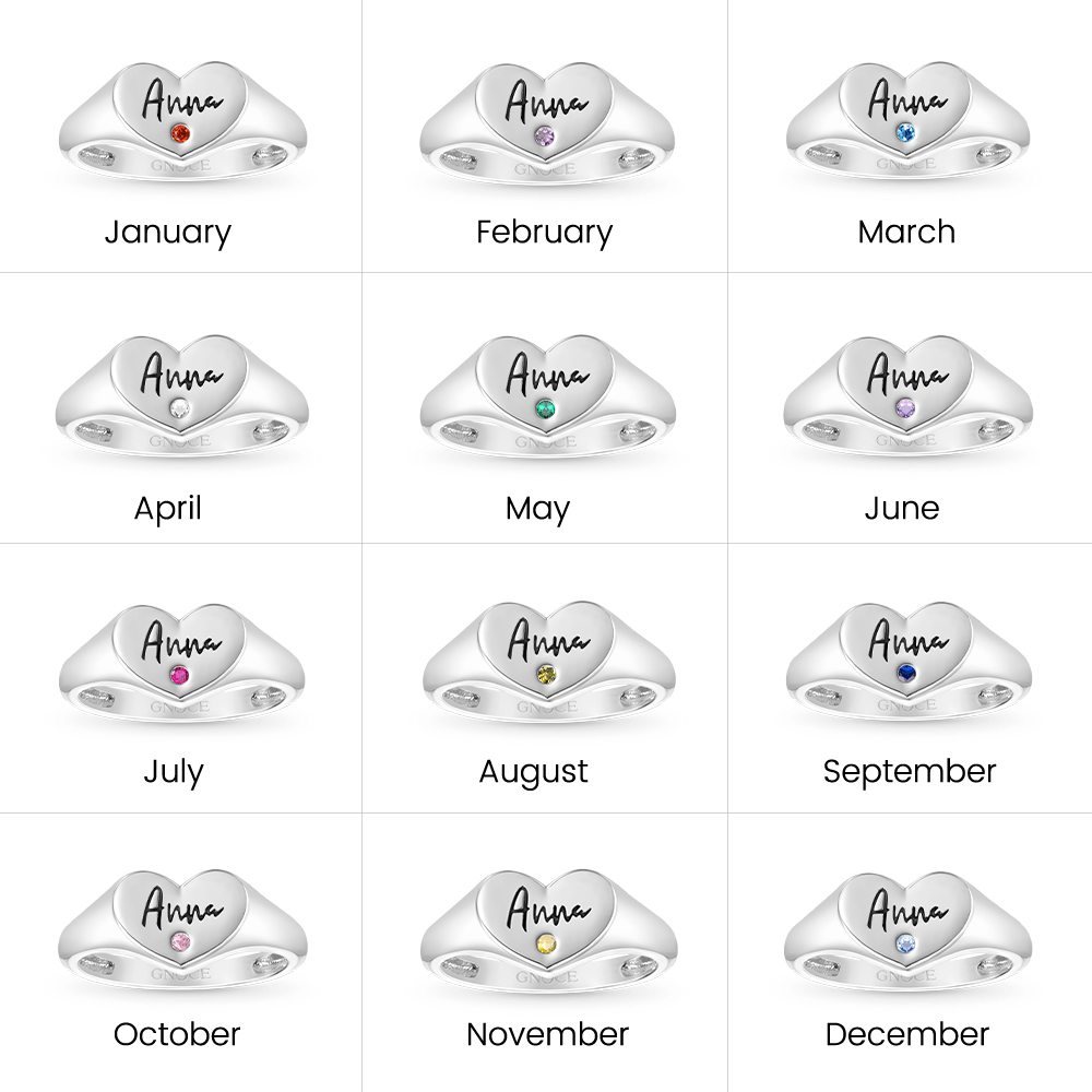 ハートシグネットリング image number 5