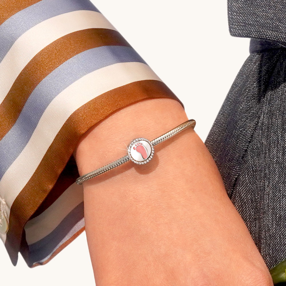 赤ちゃんの足跡フォトチャーム image number 2