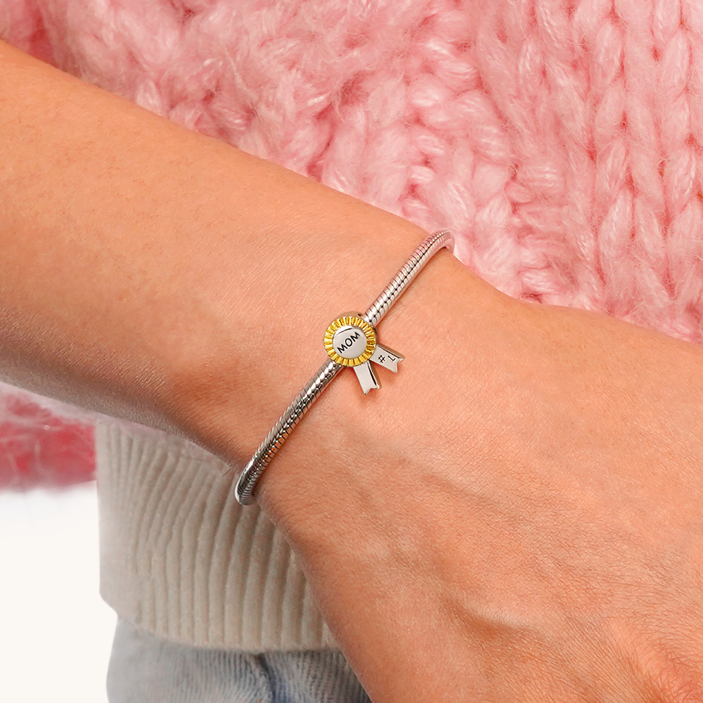 ママリボンバッジチャーム image number 4