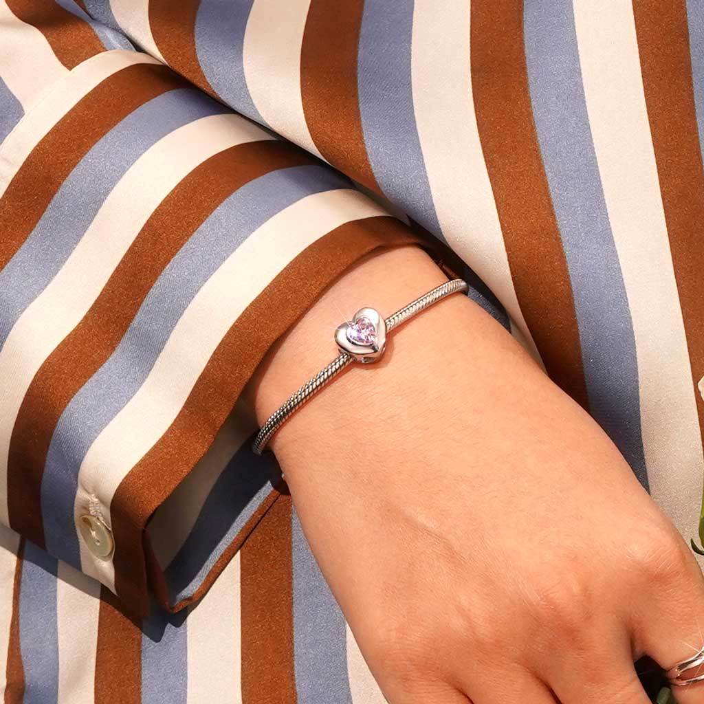 ハートの誕生石チャーム image number 5