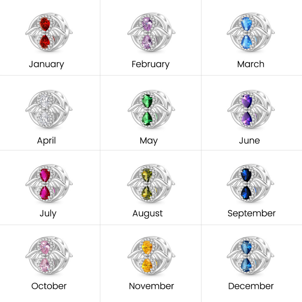 誕生石の無限の愛のお守り image number 5