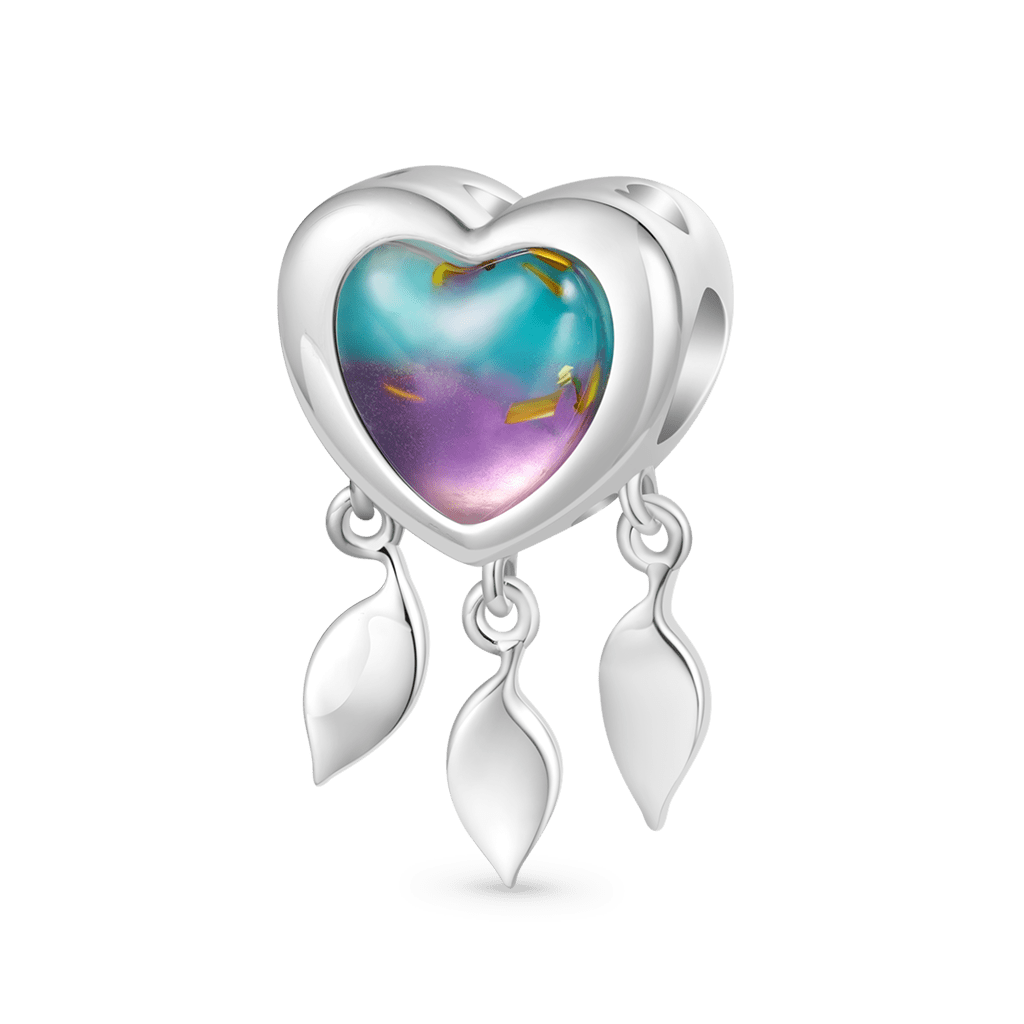 彫刻可能なハート ドリーム キャッチャー チャーム image number 1