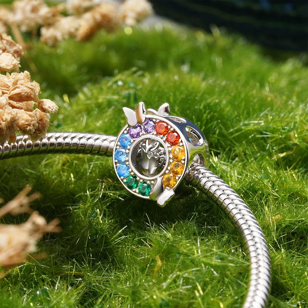 レインボーバタフライチャーム image number 2