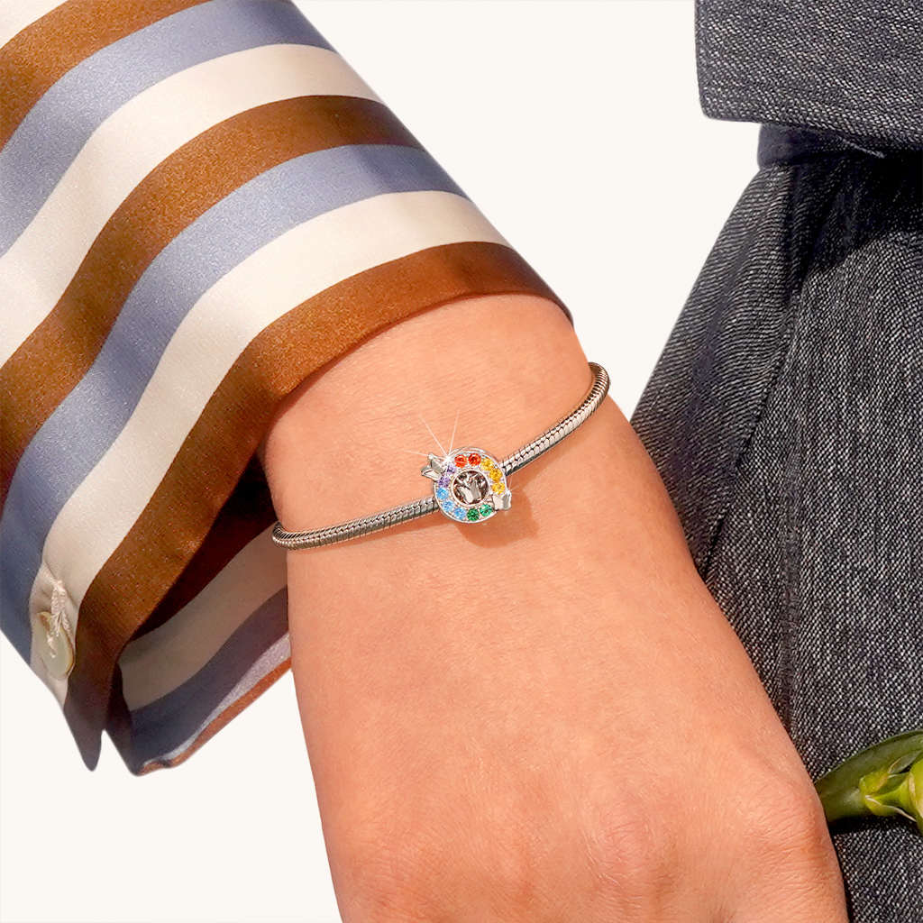 レインボーバタフライチャーム image number 4