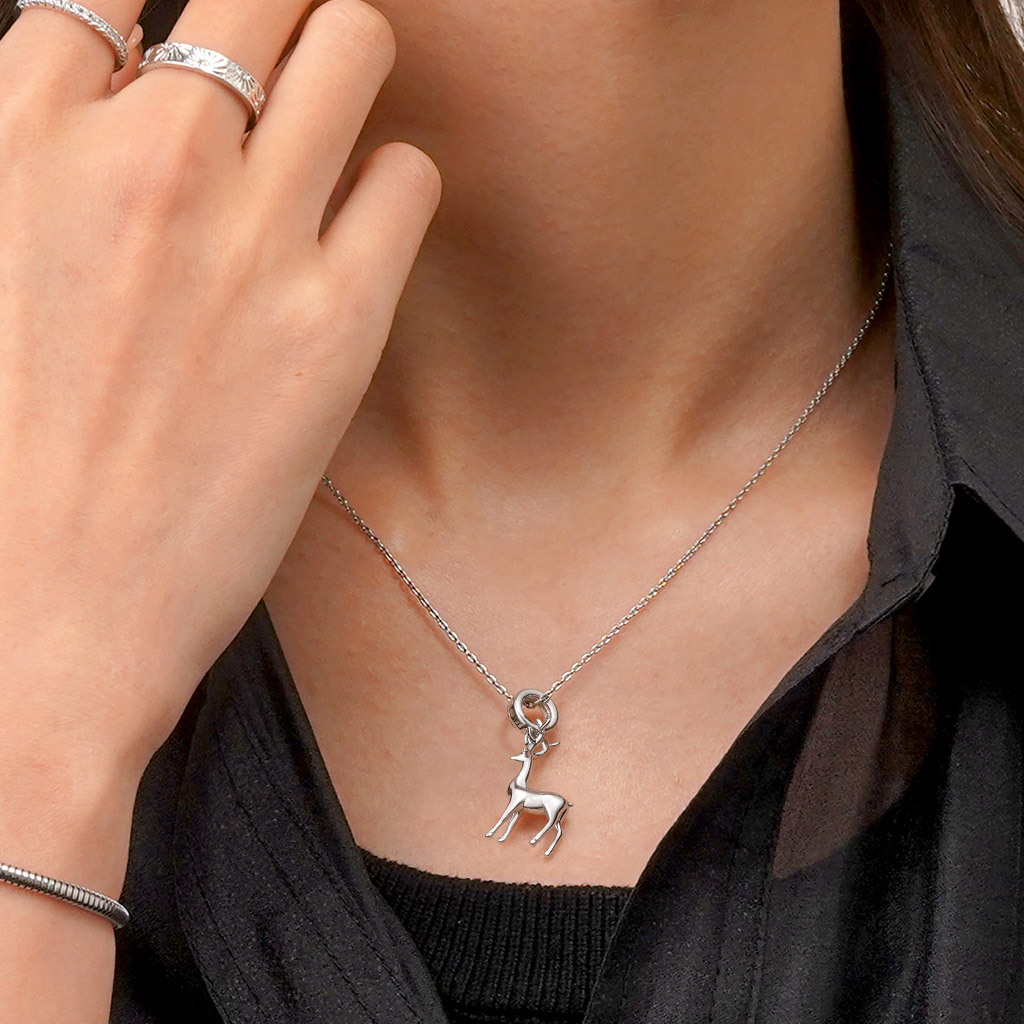 鹿ペンダント image number 3