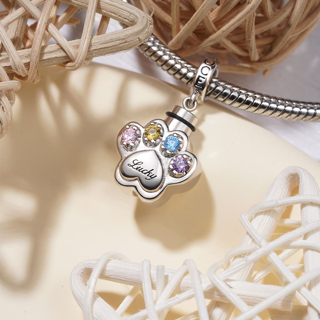 肉球 刻印 遺骨ペンダント image number 4