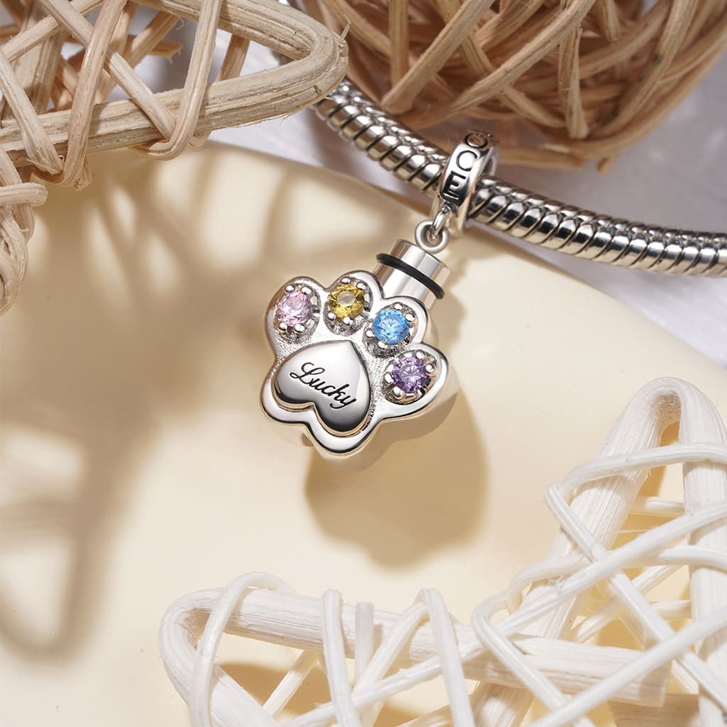 肉球 刻印 遺骨ペンダント image number 4