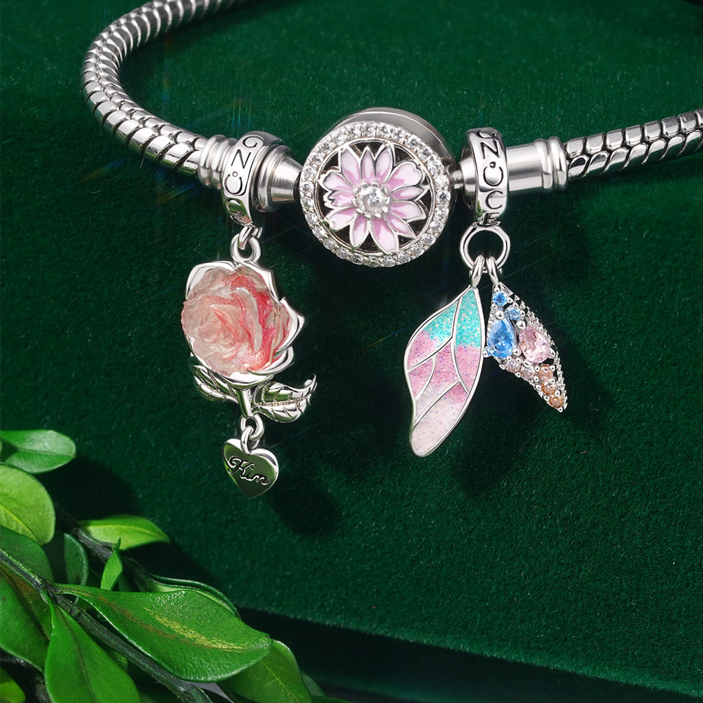 彫刻可能なバラの花のチャーム image number 3