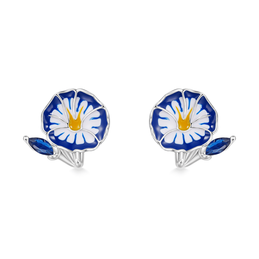 アサガオ スタッド ピアス image number 0