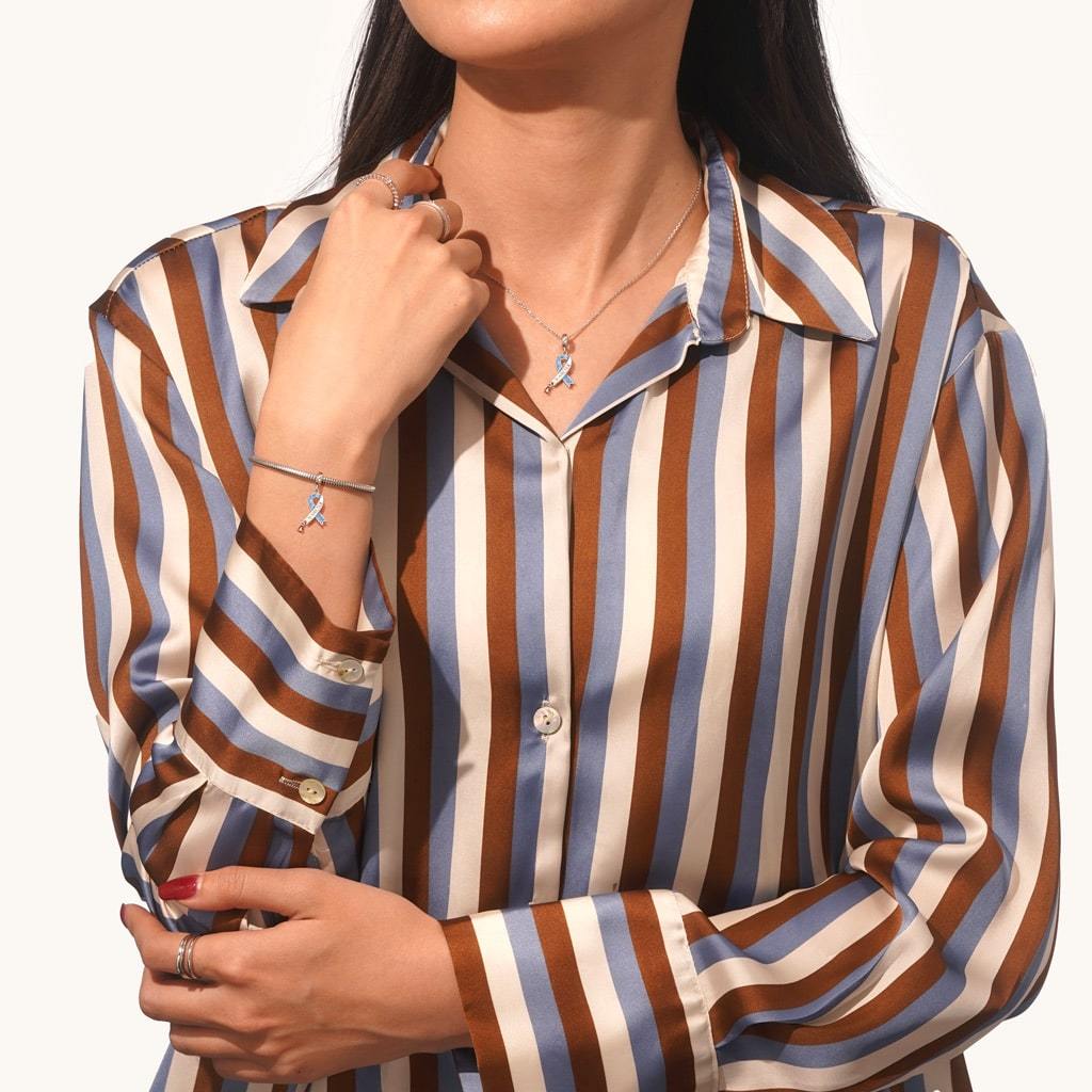 アウェアネスブルーリボンペンダント image number 3