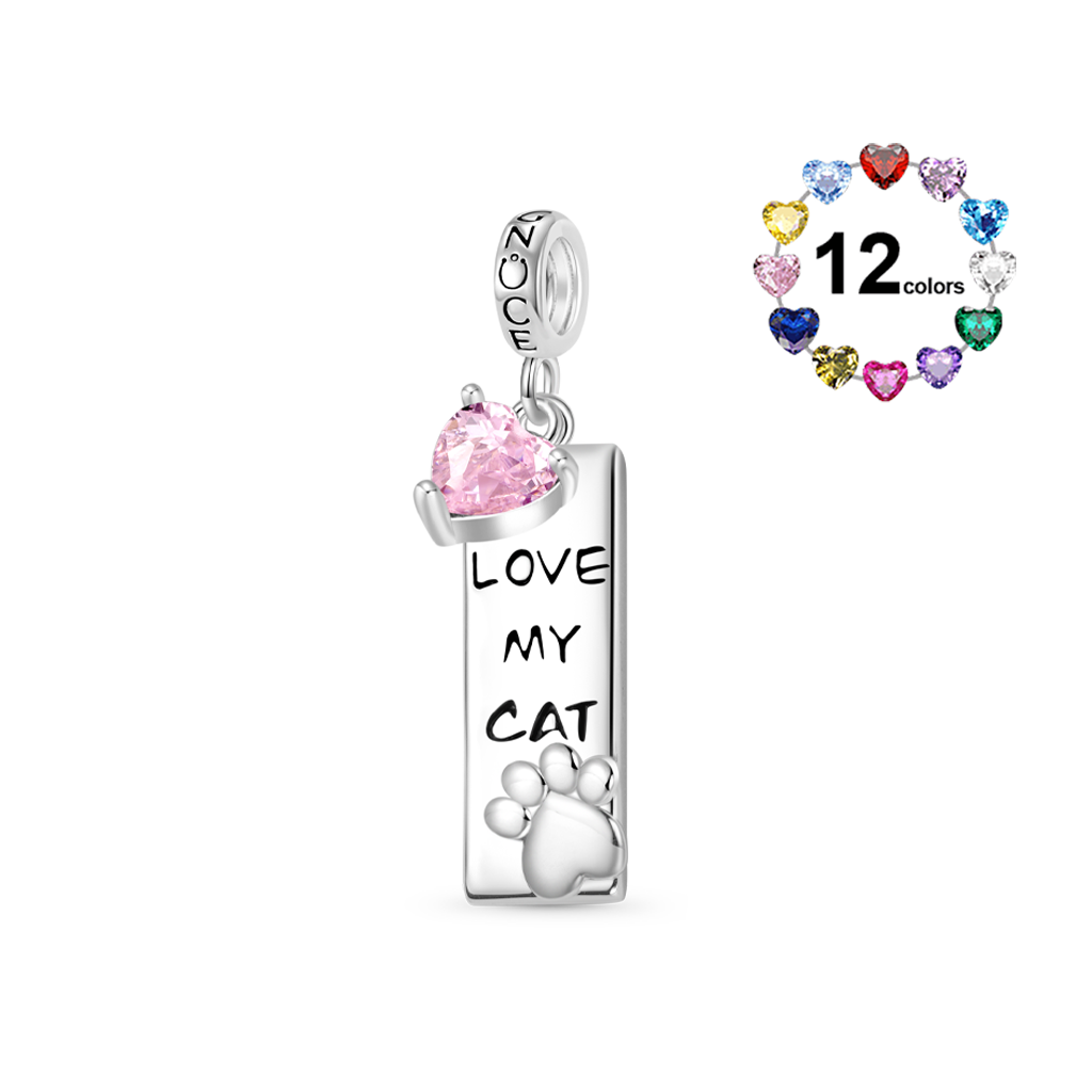 彫刻可能なペットの猫ペンダント image number 0
