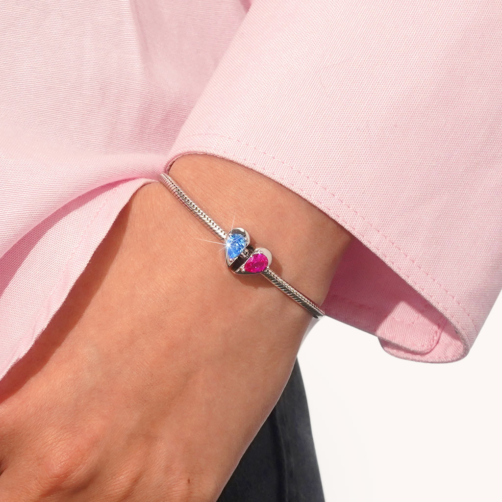 彫刻可能なハート スプリット ペンダント image number 7