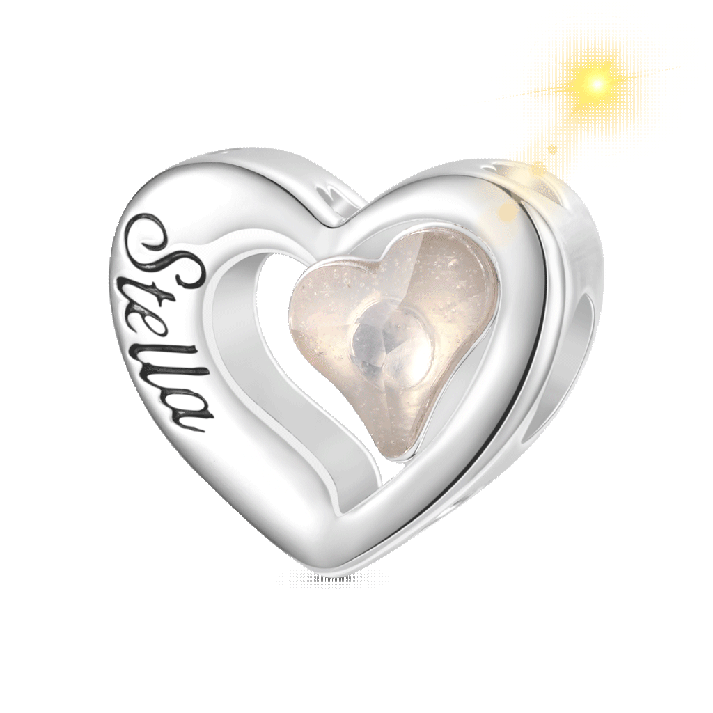 曲がったハートのチャーム image number 0