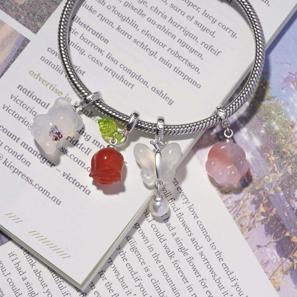 カルセドニー グミベア ペンダント image number 2