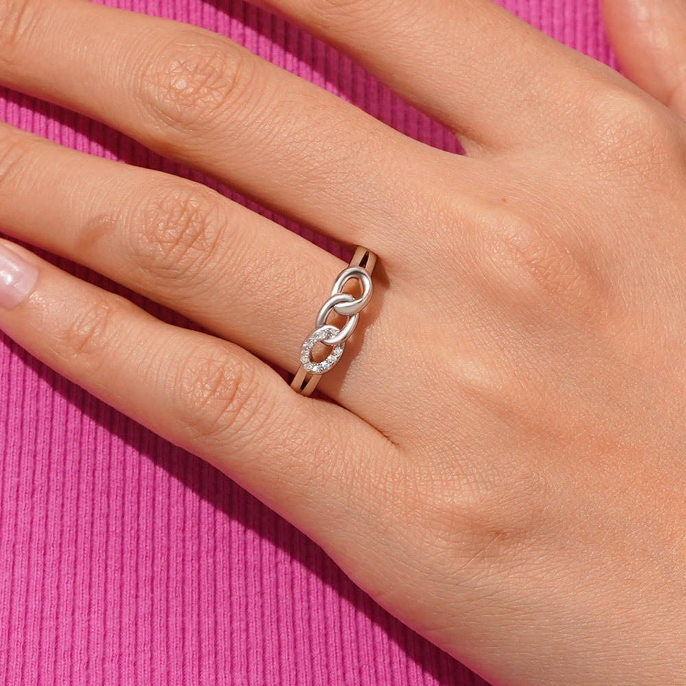 スリー オープン サークル リング image number 4