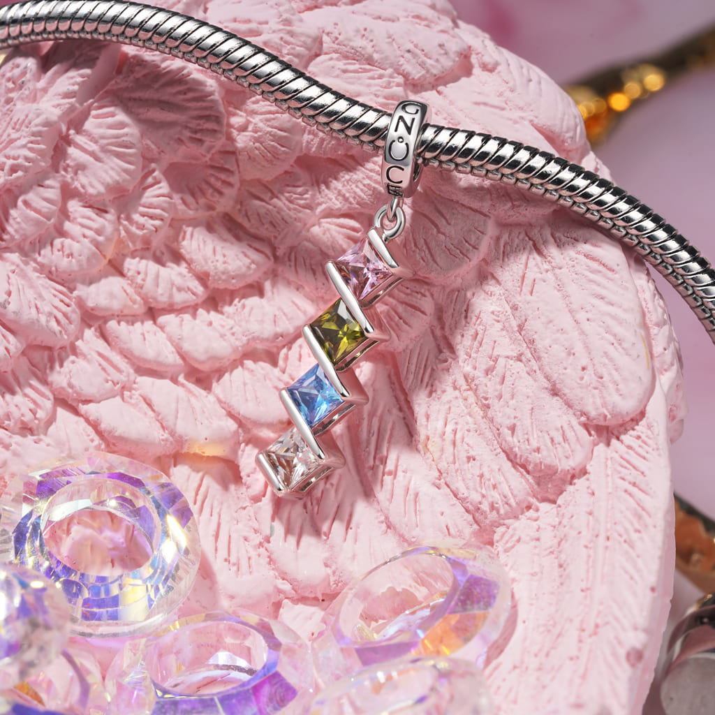 彫刻可能なプリンセス CZ ペンダント image number 4