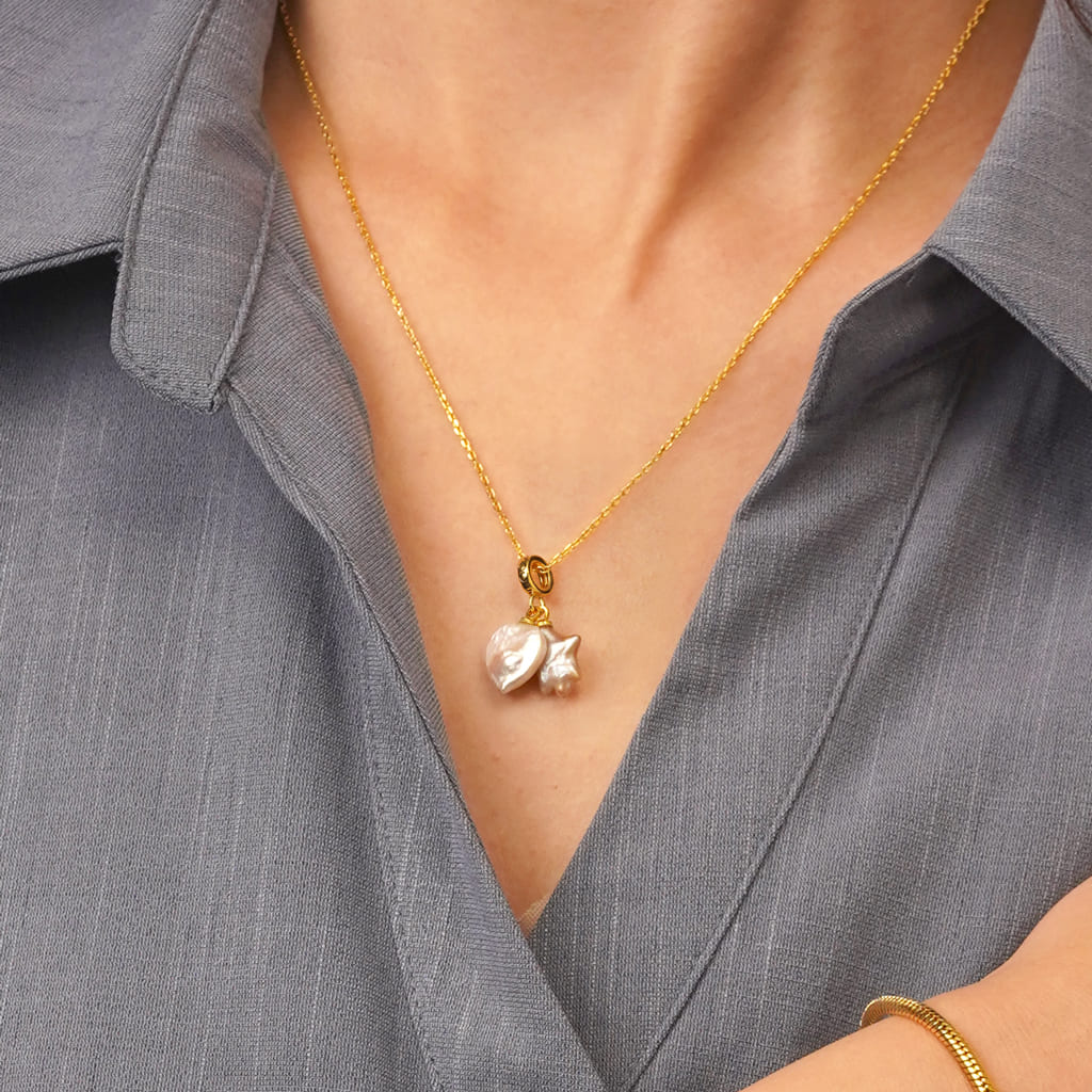 オーシャン・ラブ・スター・パール・ペンダント image number 4