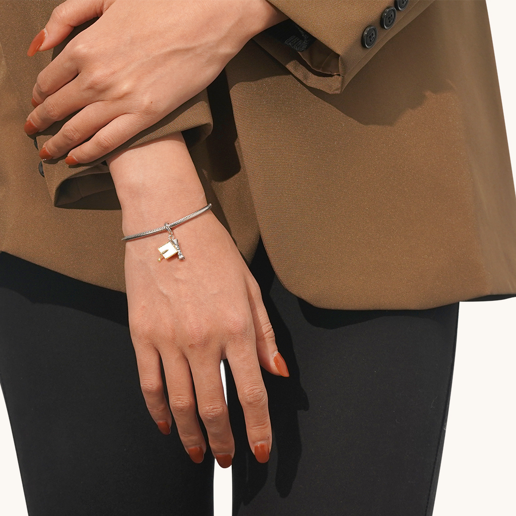 彫刻可能なバチェラー キャップ ペンダント image number 5