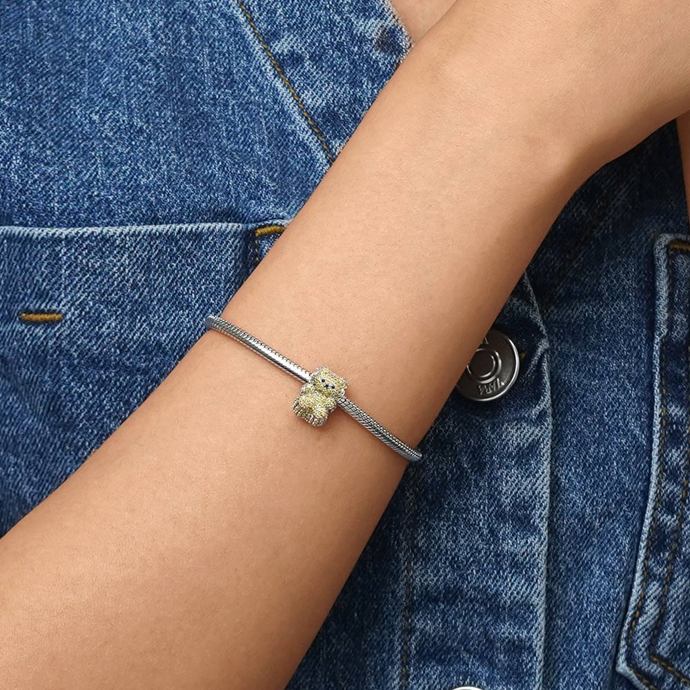 黄色いグミクマチャーム image number 4