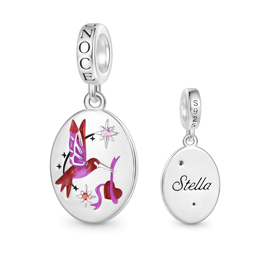 ヴィンテージ手描き鳥ペンダント image number 0