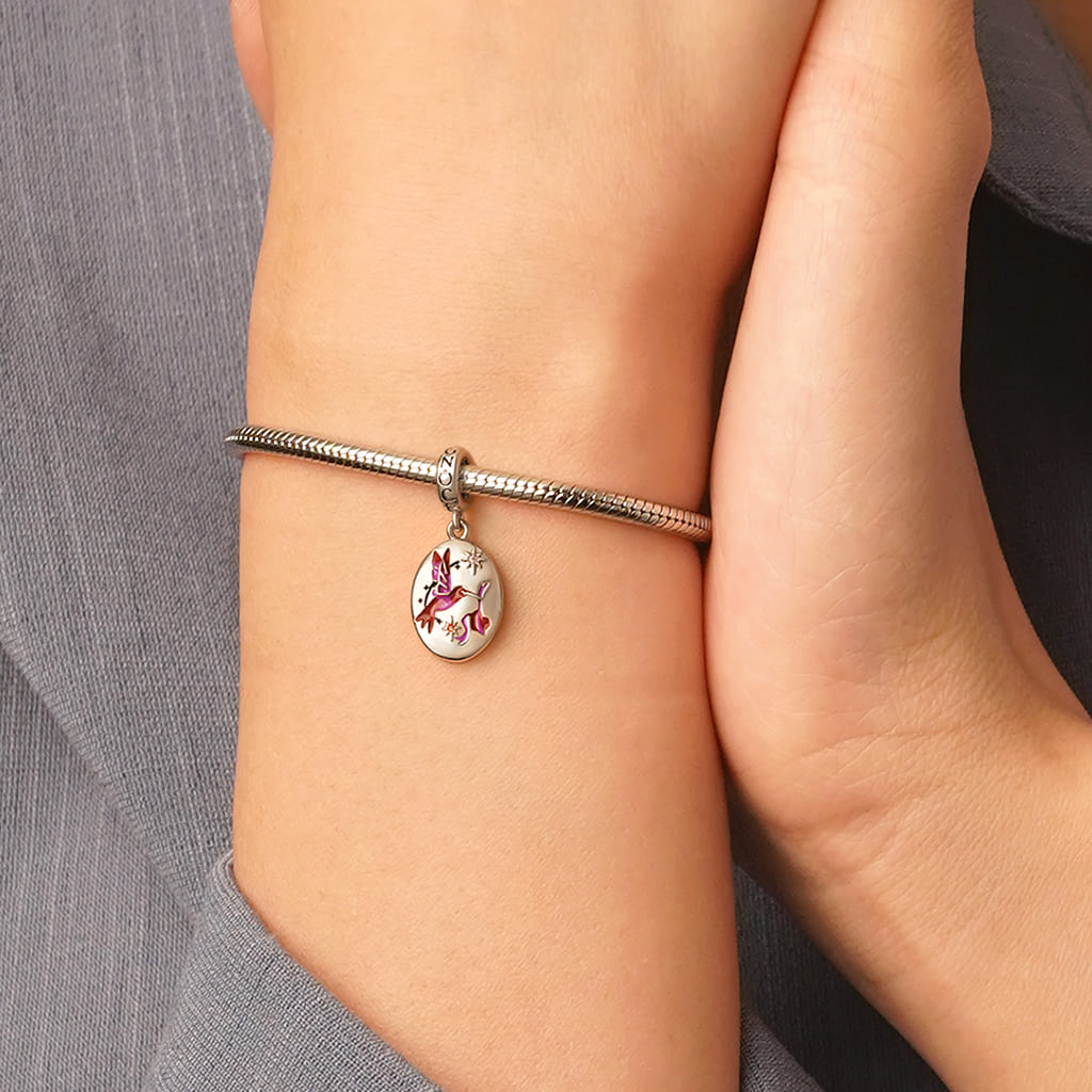 ヴィンテージ手描き鳥ペンダント image number 6