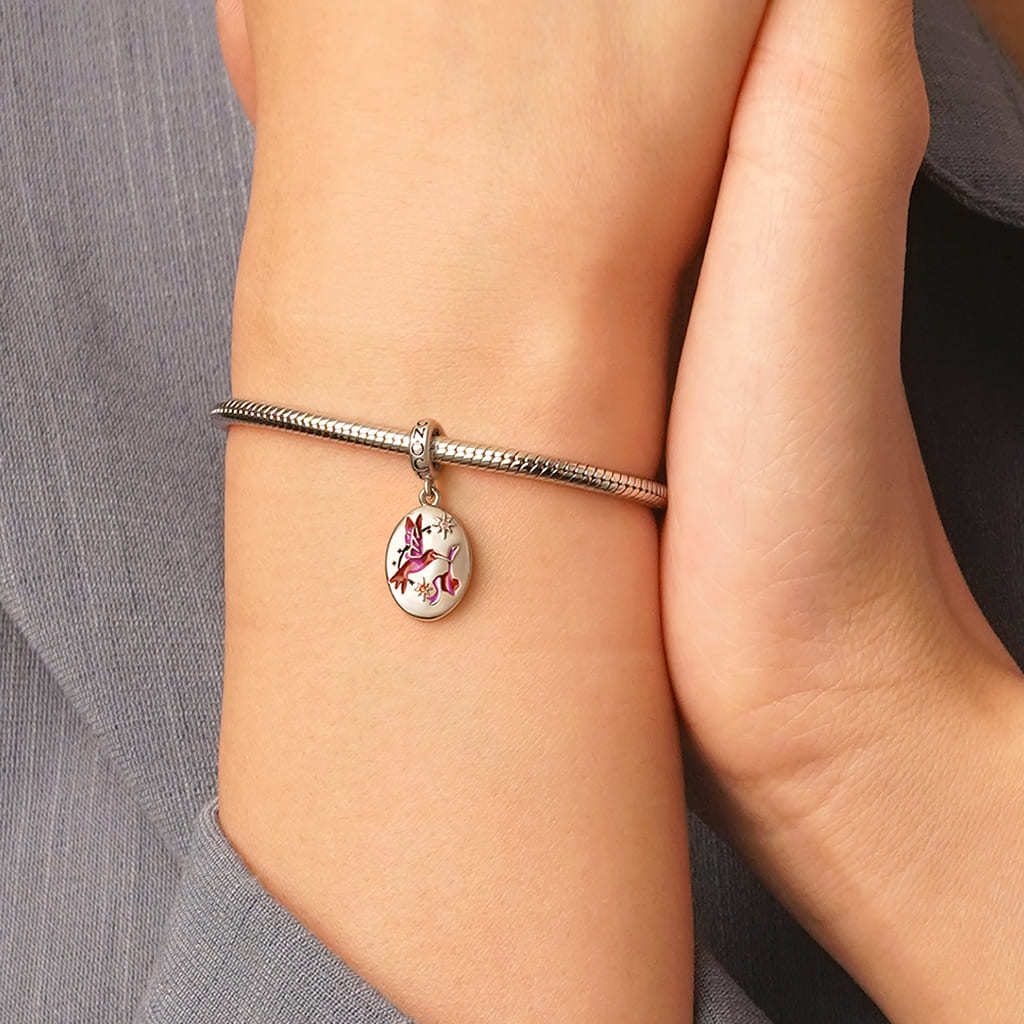 ヴィンテージ手描き鳥ペンダント image number 6