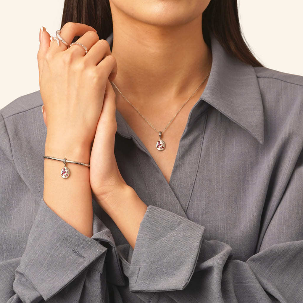 ヴィンテージ手描き鳥ペンダント image number 4