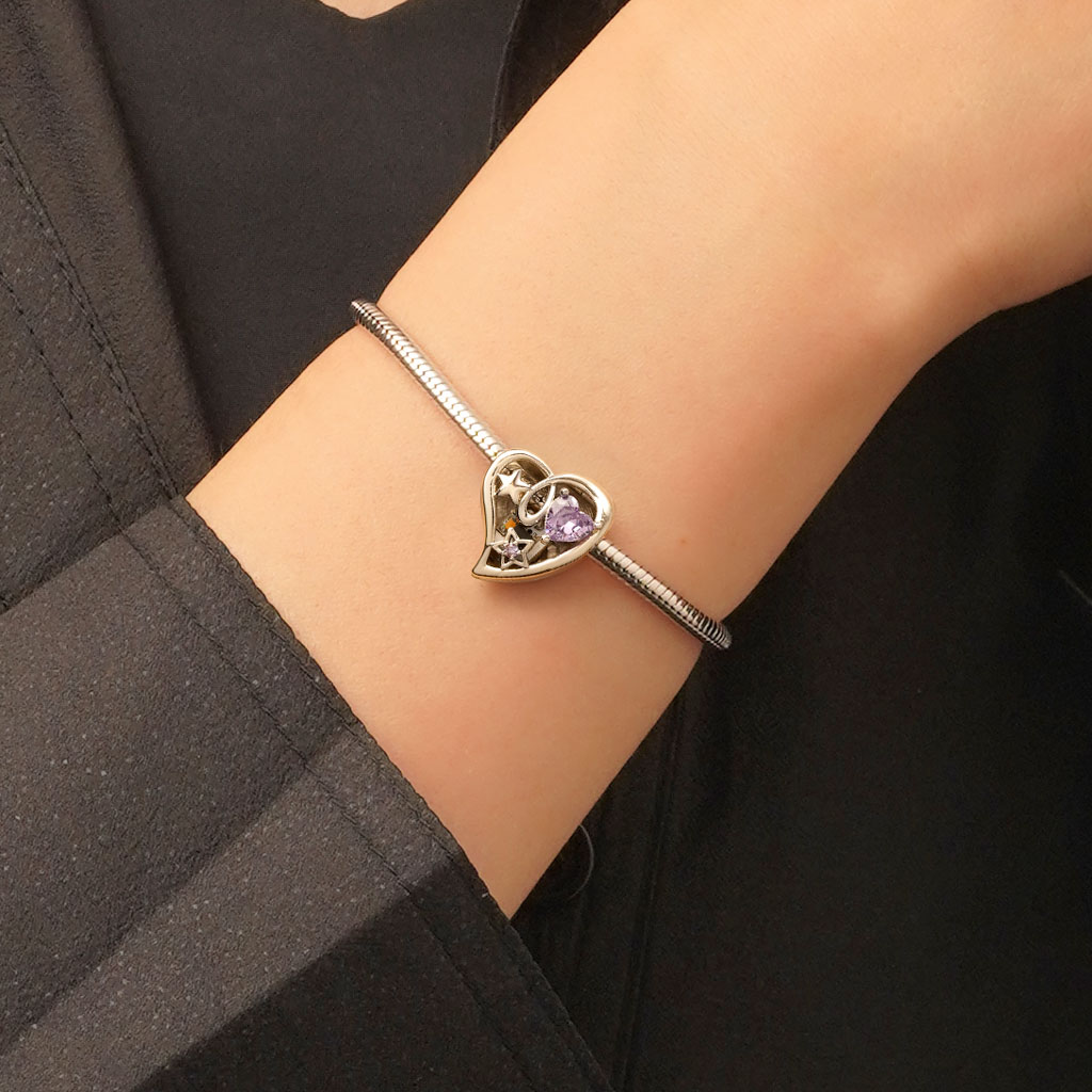 魔法のライトアップピンクハートチャーム image number 6